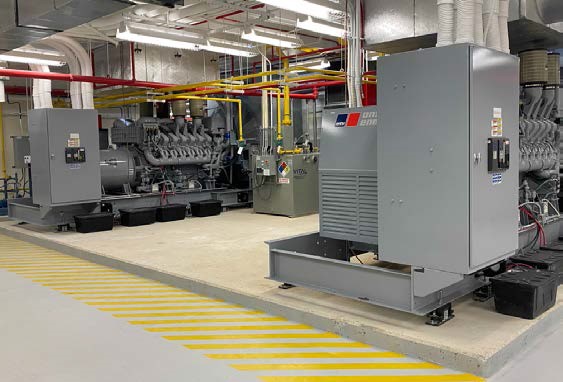 CPS MTU 1500 kW Generators Walter Reed
